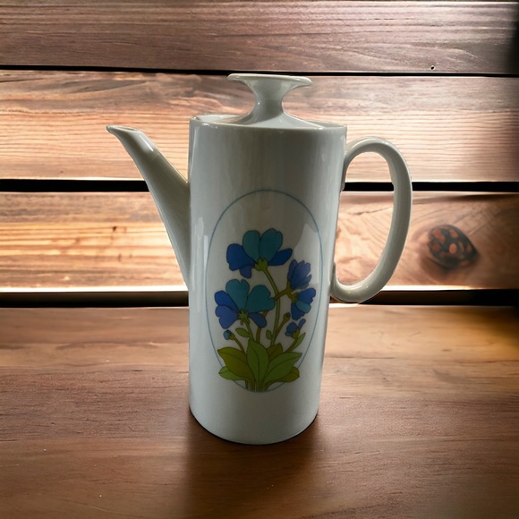 Vintage Mid Century Modern Thomas Germany China Teapot with Sugar and Creamer - Picture 3 of 11